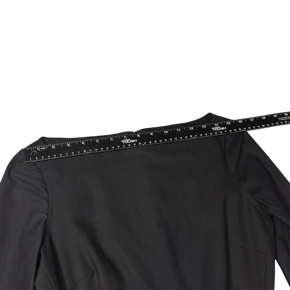 Opening Ceremony Black Boat Neck Long Sleeve Dress Size 6 - Picture 6 of 7